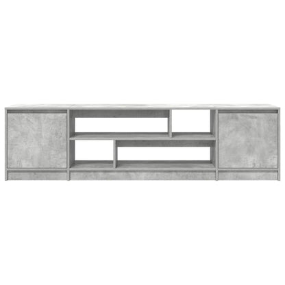 Mobile Porta TV Grigio Cemento 188,5x41x50 cm Legno Multistrato - homemem39