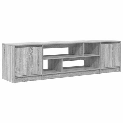 Mobile Porta TV Grigio Sonoma 188,5x41x50 cm Legno Multistrato