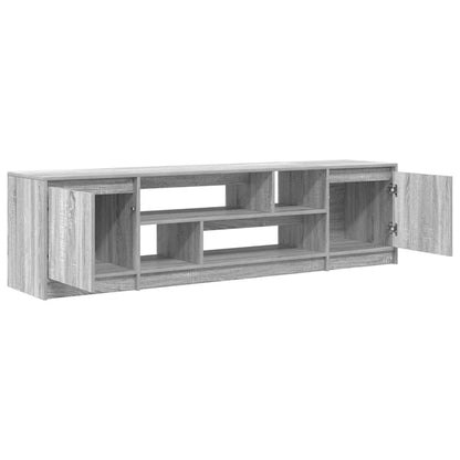 Mobile Porta TV Grigio Sonoma 188,5x41x50 cm Legno Multistrato - homemem39