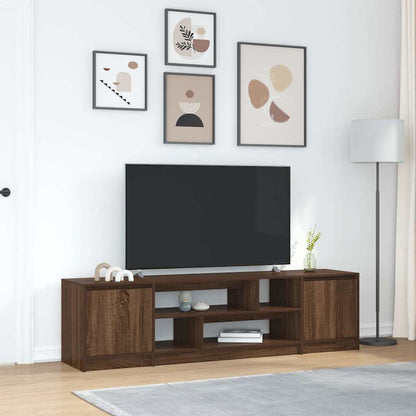 Mobile Porta TV Rovere Marrone 188,5x41x50 cm Legno Multistrato - homemem39