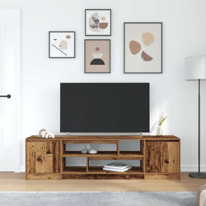 Mobile Porta TV Legno Antico 188,5x41x50 cm in Truciolato - homemem39