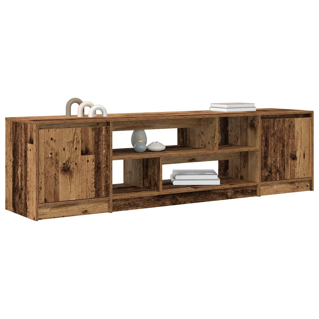 Mobile Porta TV Legno Antico 188,5x41x50 cm in Truciolato - homemem39