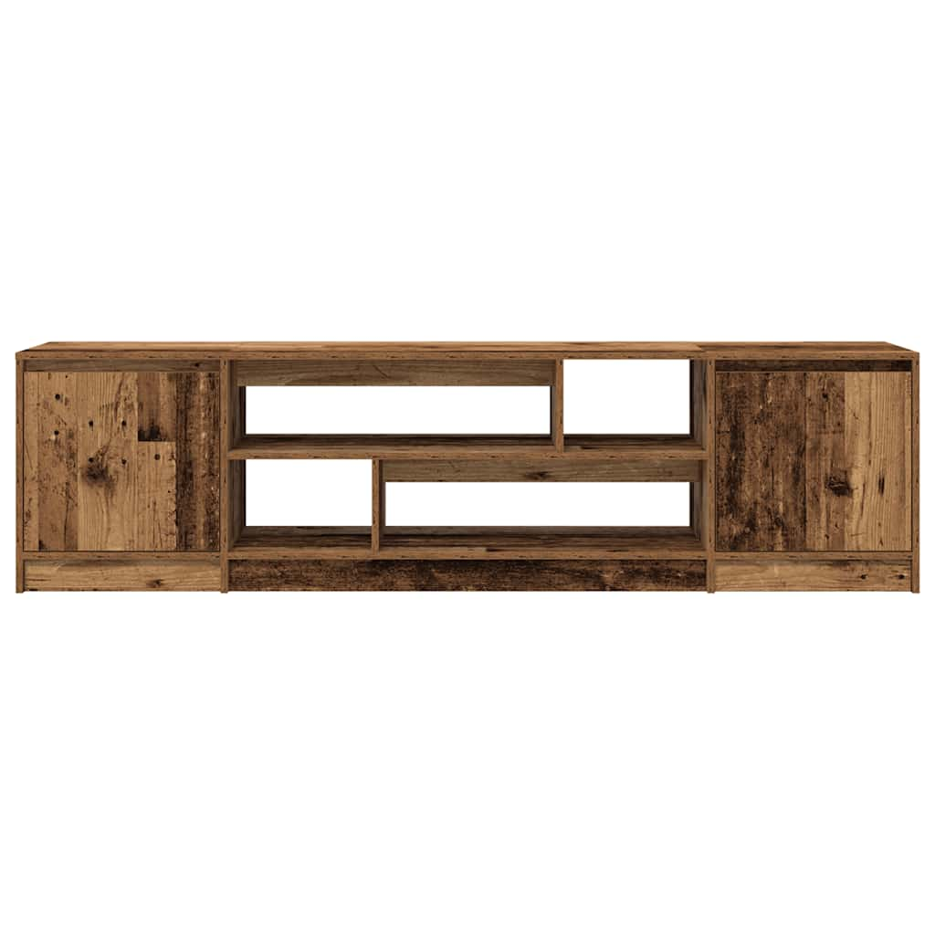 Mobile Porta TV Legno Antico 188,5x41x50 cm in Truciolato - homemem39