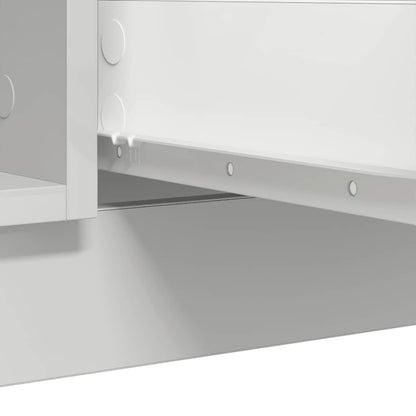 Credenza con Cassetti Bianco 100,5x35x76cm in Legno Multistrato - homemem39