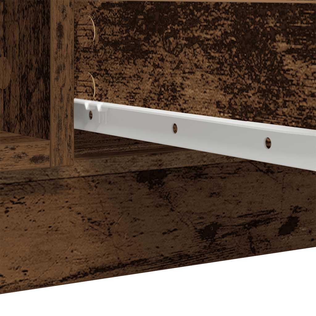 Credenza con Cassetti Legno Antico 100,5x35x98,5 cm Truciolato