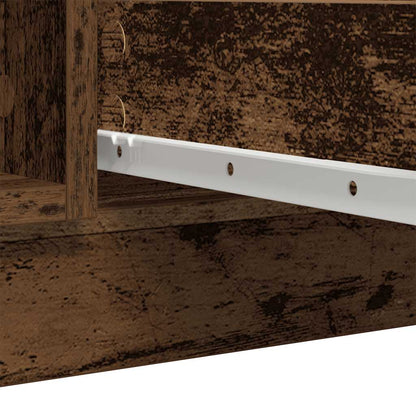 Credenza con Cassetti Legno Antico 100,5x35x98,5 cm Truciolato