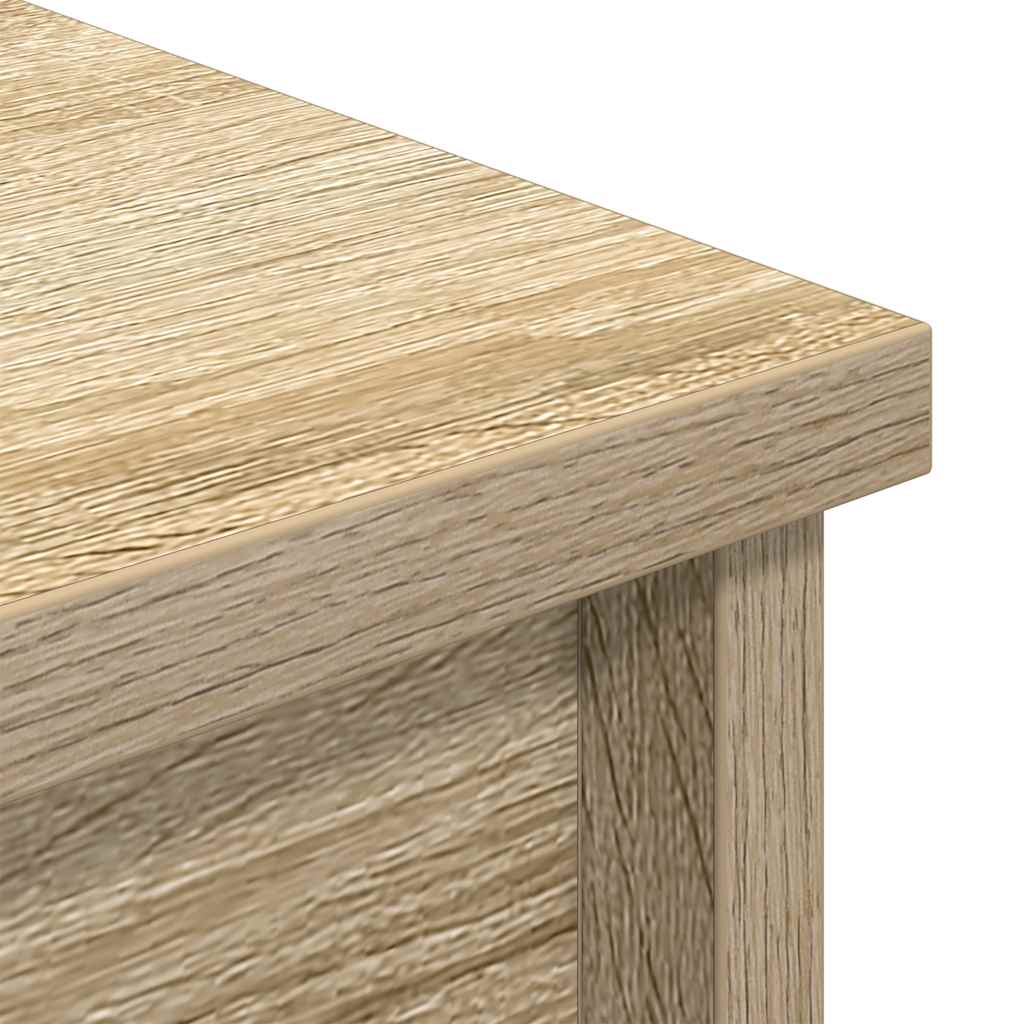 Credenza Rovere Sonoma 50x35x180 cm in Legno Multistrato