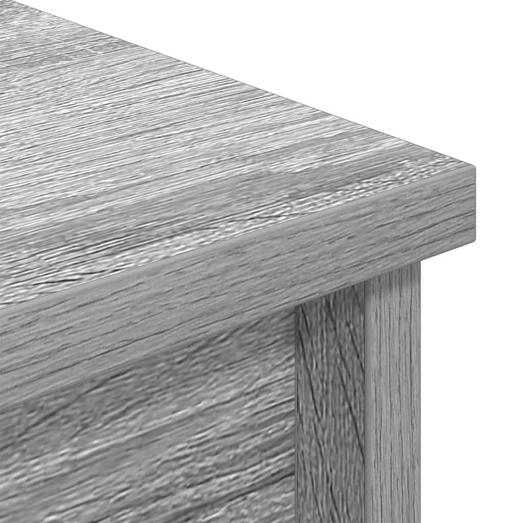 Credenza Grigio Sonoma 50x35x180 cm in Legno Multistrato - homemem39