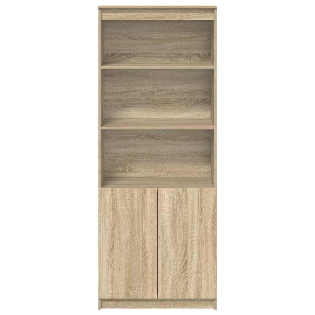 Credenza Rovere Sonoma 70x35x180 cm in Legno Multistrato - homemem39