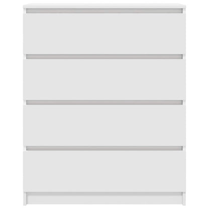 Credenza Bianca 80x35x99 cm in Legno Multistrato - homemem39