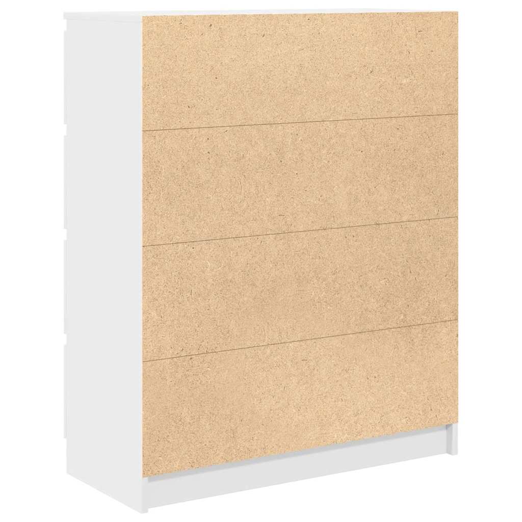 Credenza Bianca 80x35x99 cm in Legno Multistrato - homemem39