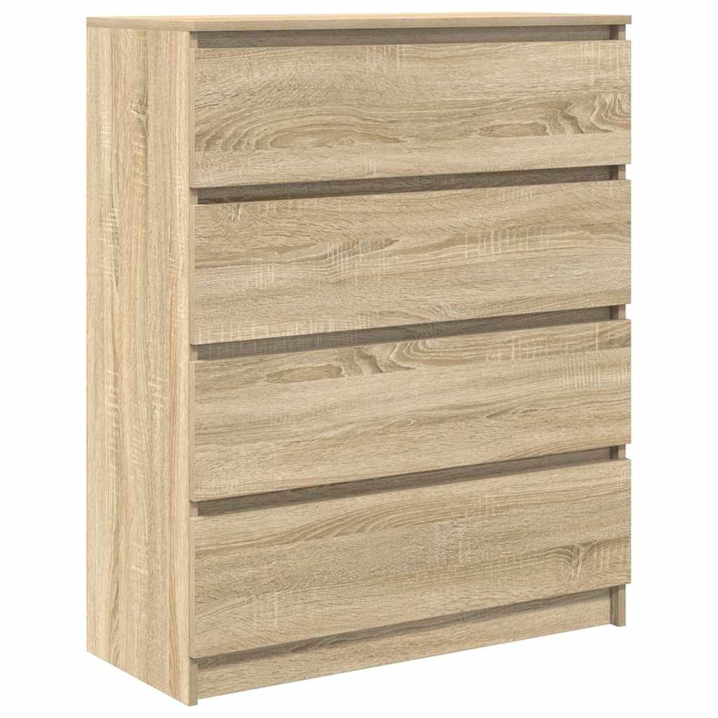 Credenza Rovere Sonoma 80x35x99 cm in Legno Multistrato - homemem39