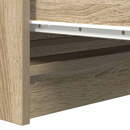 Credenza Rovere Sonoma 80x35x99 cm in Legno Multistrato - homemem39