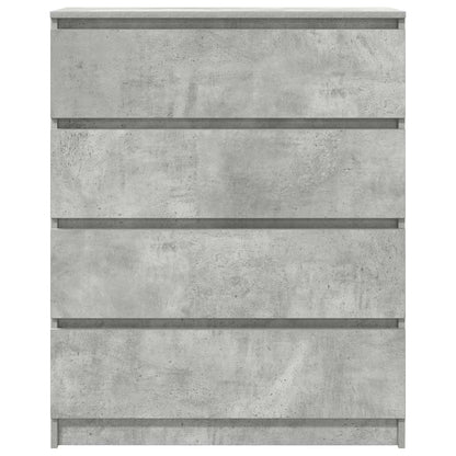 Credenza Grigio Cemento 80x35x99 cm in Legno Multistrato - homemem39