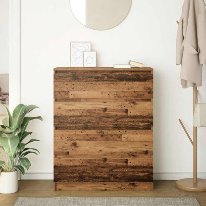 Credenza Legno Antico 80x35x99 cm in Legno Multistrato - homemem39