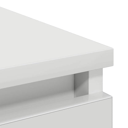 Credenza Bianca 100x35x99 cm in Legno Multistrato