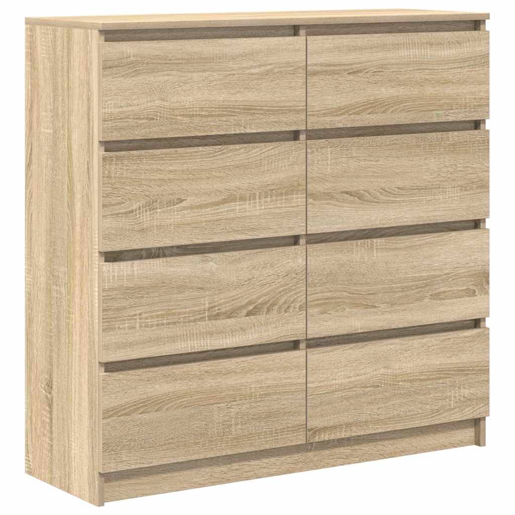 Credenza Rovere Sonoma 100x35x99 cm in Legno Multistrato
