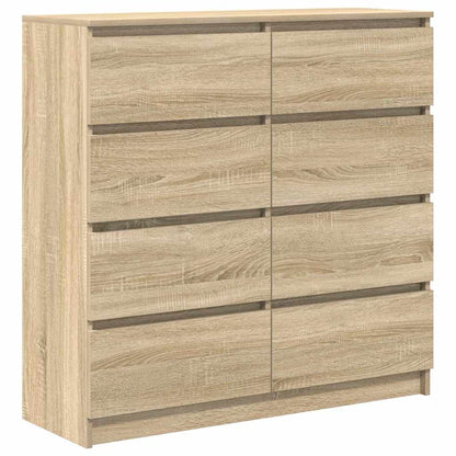 Credenza Rovere Sonoma 100x35x99 cm in Legno Multistrato