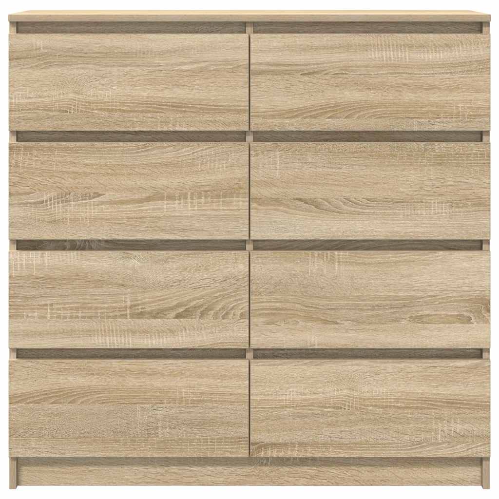 Credenza Rovere Sonoma 100x35x99 cm in Legno Multistrato
