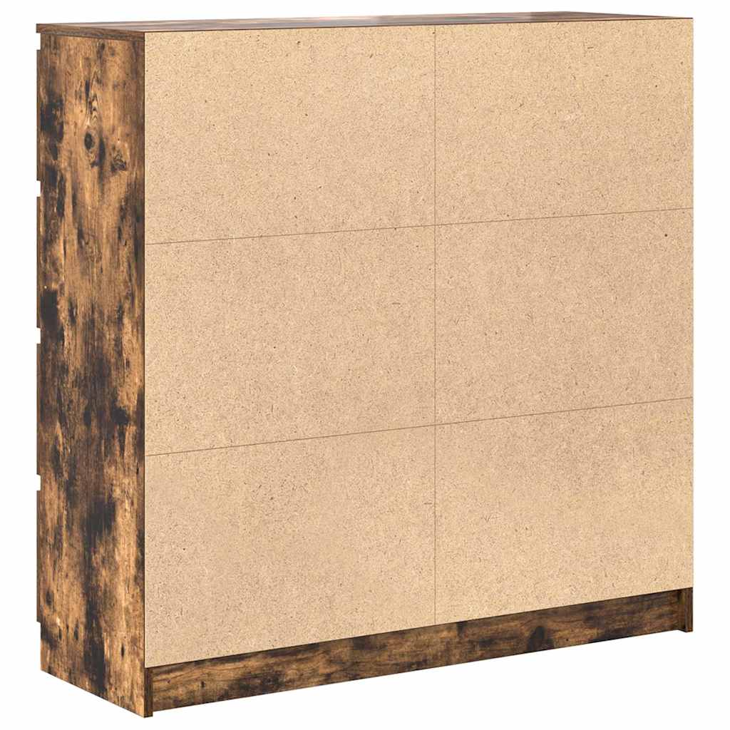 Credenza Rovere Fumo 100x35x99 cm in Legno Multistrato - homemem39