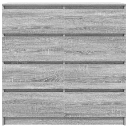 Credenza Grigio Sonoma 100x35x99 cm in Legno Multistrato - homemem39