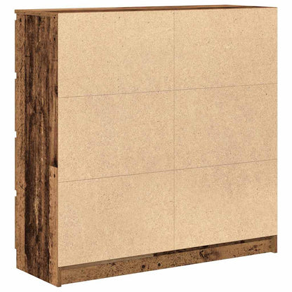 Credenza Legno Antico 100x35x99 cm in Legno Multistrato - homemem39