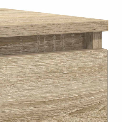 Credenza Rovere Sonoma 100x35x76 cm in Legno Multistrato - homemem39