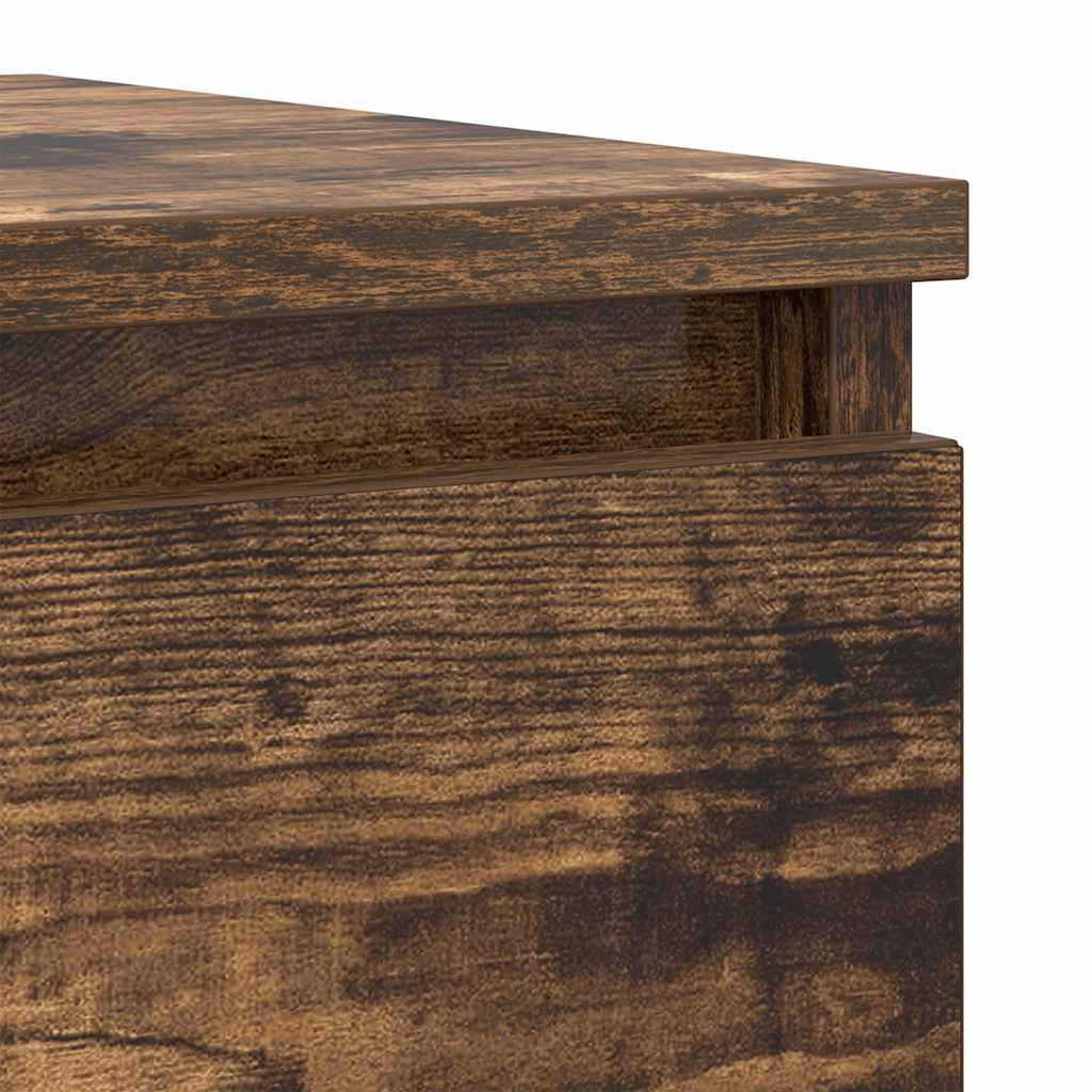 Credenza Rovere Fumo 100x35x76 cm in Legno Multistrato - homemem39