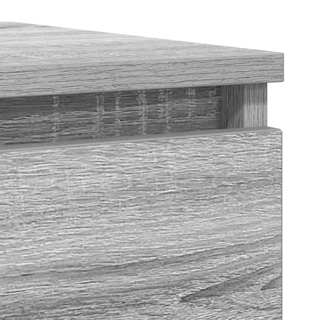 Credenza Grigio Sonoma 100x35x76 cm in Legno Multistrato - homemem39