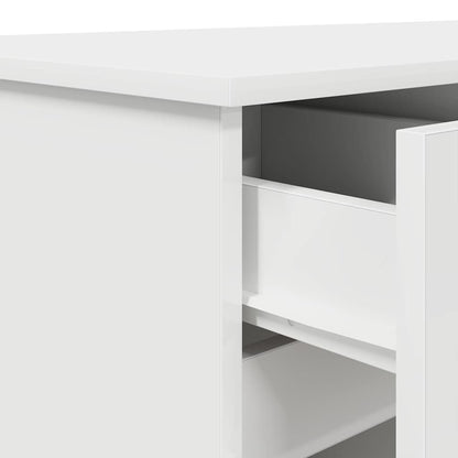 Scrivania Bianco Legno ingegnerizzato 140 x 49 x 76 cm