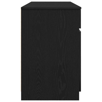 Scrivania Rovere nero 140 x 49 x 76 cm Legno multistrato