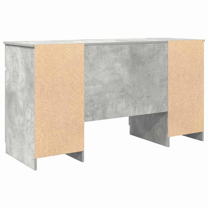Scrivania Grigio cemento 140 x 49 x 76 cm Legno multistrato