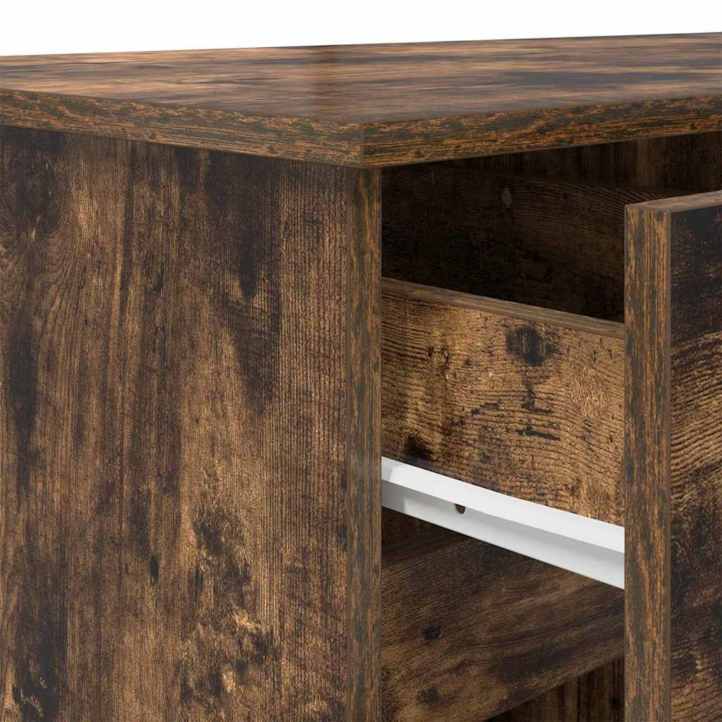 Scrivania Rovere fumo Legno ingegnerizzato 140 x 49 x 76 cm - homemem39