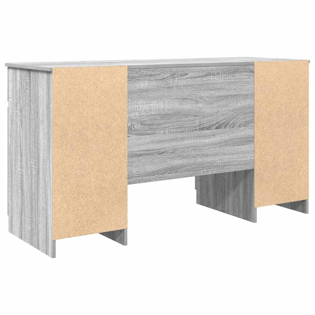 Scrivania Grigio sonoma 140 x 49 x 76 cm Legno multistrato | homemem39