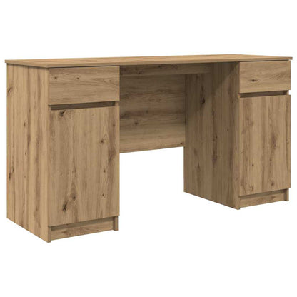 Scrivania rovere artigianale 140 x 49 x 76 cm Legno multistrato | homemem39