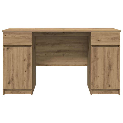 Scrivania rovere artigianale 140 x 49 x 76 cm Legno multistrato | homemem39