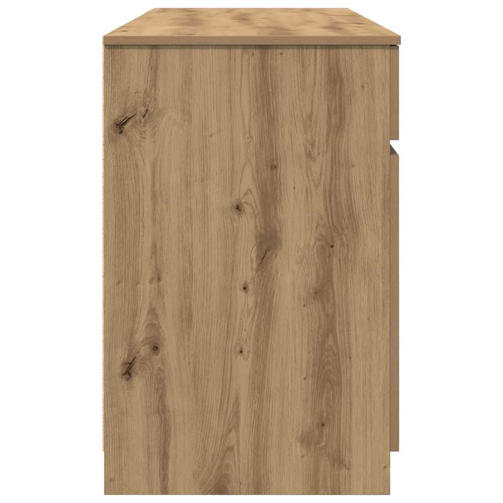 Scrivania rovere artigianale 140 x 49 x 76 cm Legno multistrato | homemem39