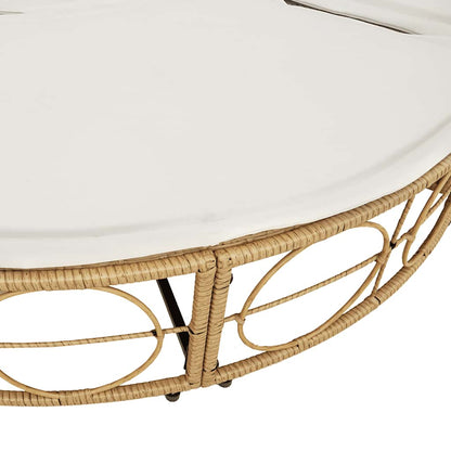 Lettino Prendisole Esterno senza Tetto in Polyrattan - homemem39
