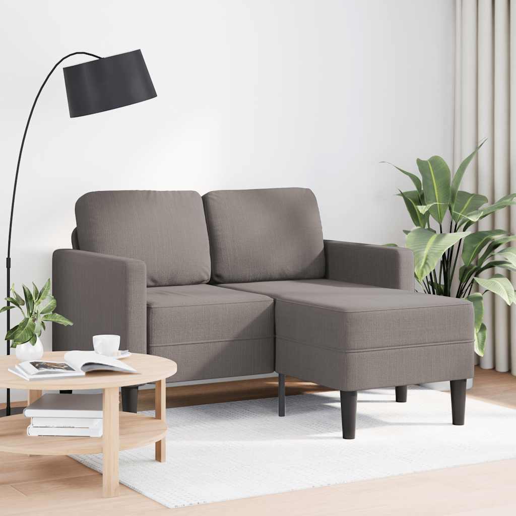 Divano 2 Posti con Chaise a L 125 cm