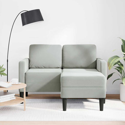 Divano 2 Posti con Chaise a L 125 cm