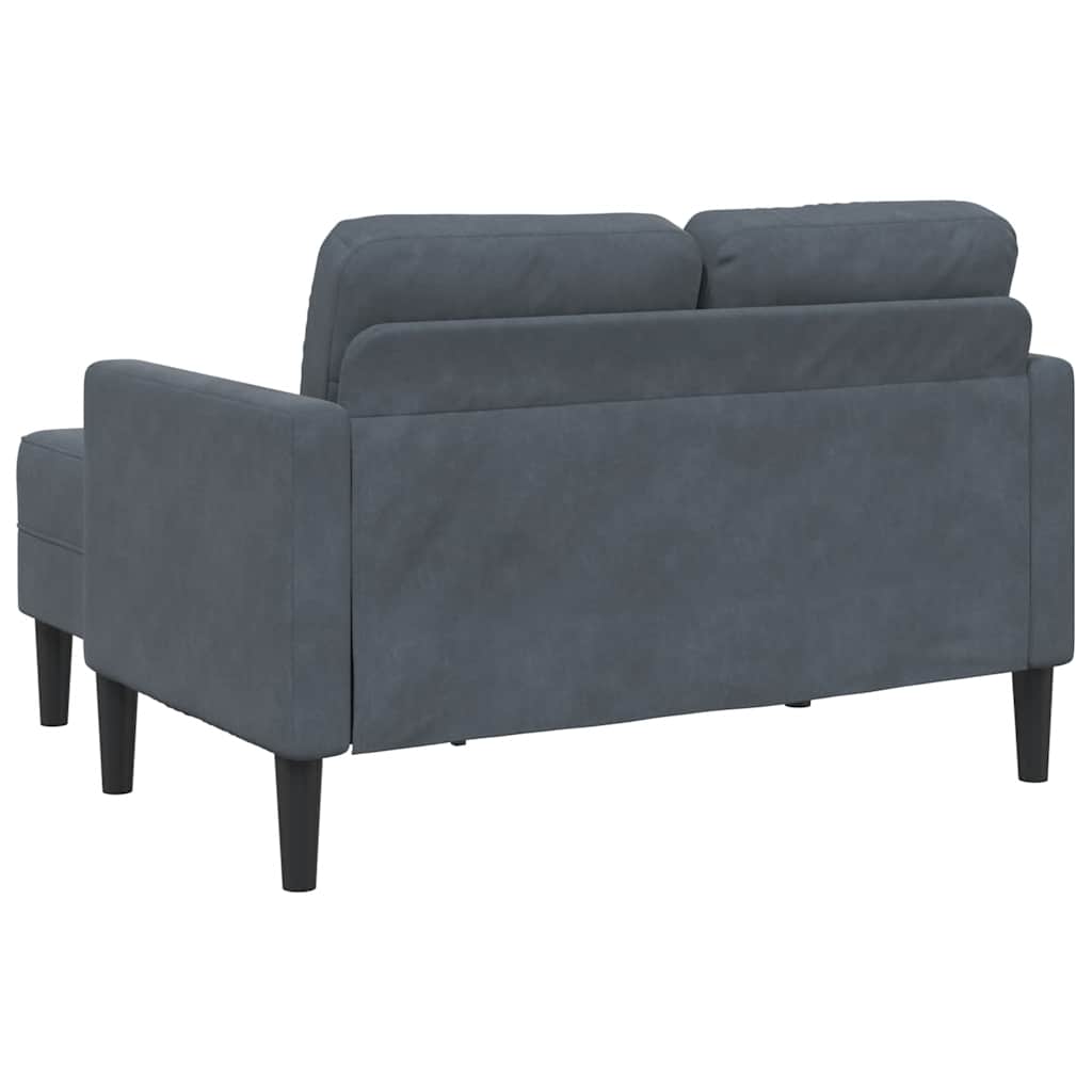 Divano 2 Posti con Chaise a L 125 cm