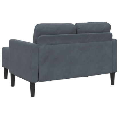 Divano 2 Posti con Chaise a L 125 cm