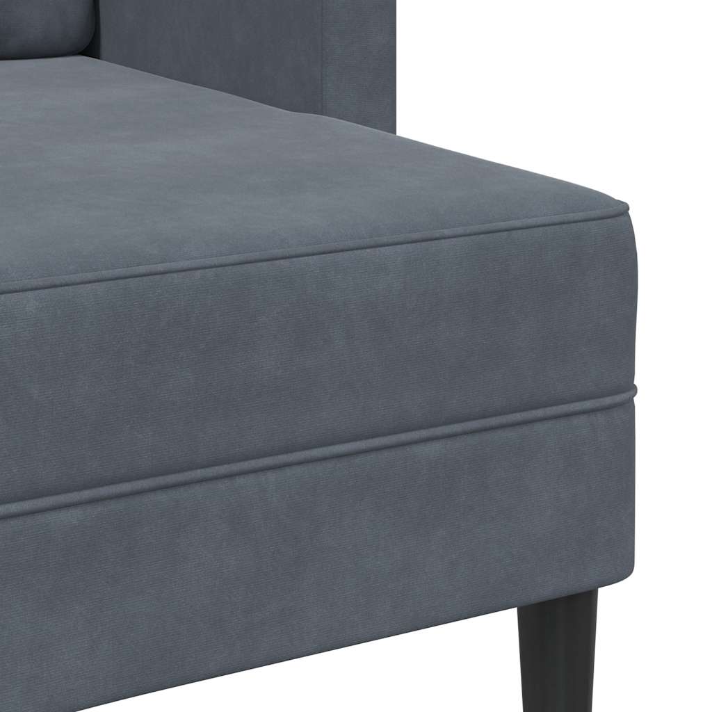Divano 2 Posti con Chaise a L 125 cm