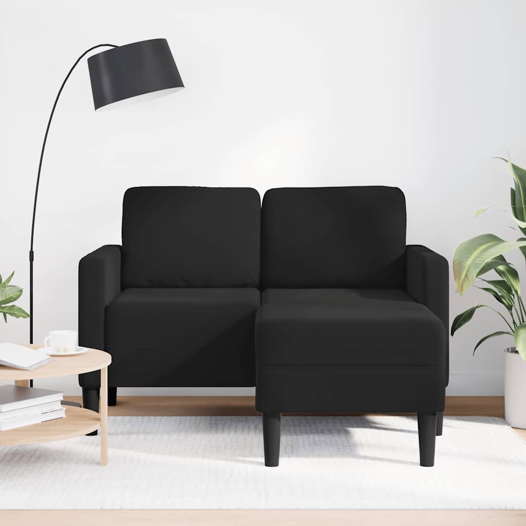 Divano a 2 posti con chaise longue a L 125 cm