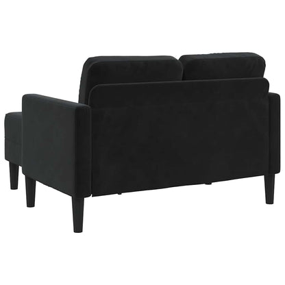Divano a 2 posti con chaise longue a L 125 cm