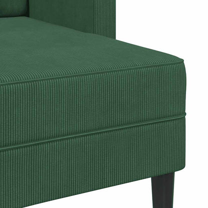 Divano 2 Posti con Chaise longue a L 125 cm Lino
