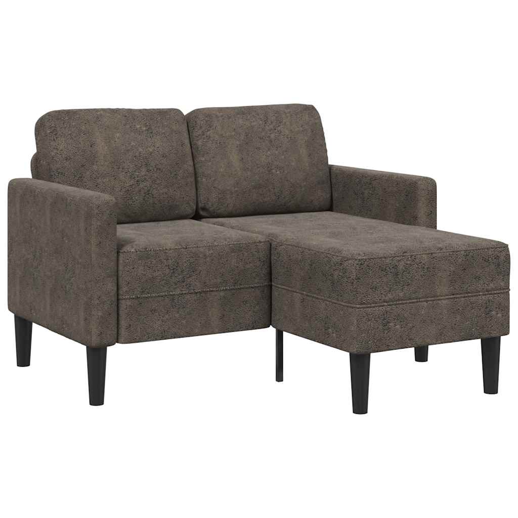 Divano 2 Posti con Chaise a L 125 cm