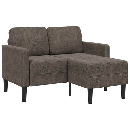 Divano 2 Posti con Chaise a L 125 cm