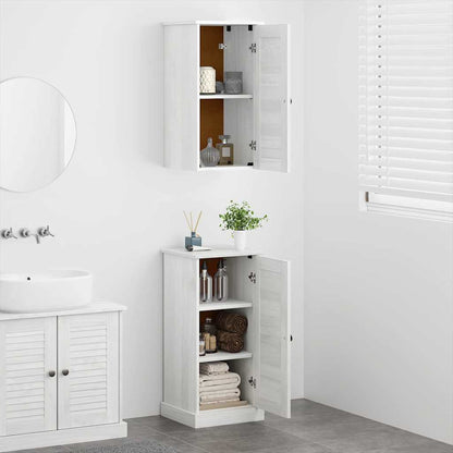 Set di mobili per il bagno VIGO 2 pcs Bianco e Bianco Antico | homemem39