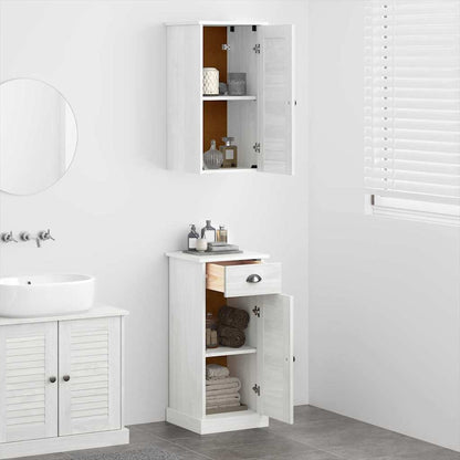 Mobile da Bagno con cassetto VIGO 2 pcs Bianco e Bianco Antico | homemem39